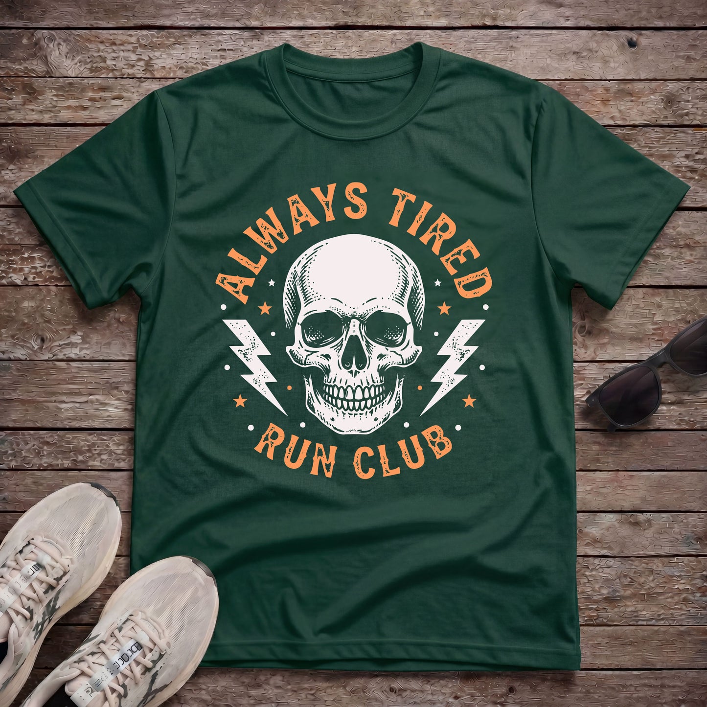 Always Tired Run Club Tech Tee
