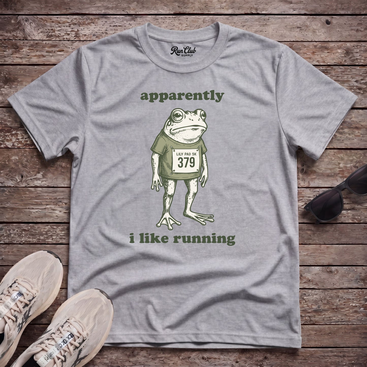 Apparently I Like Running Tech Tee