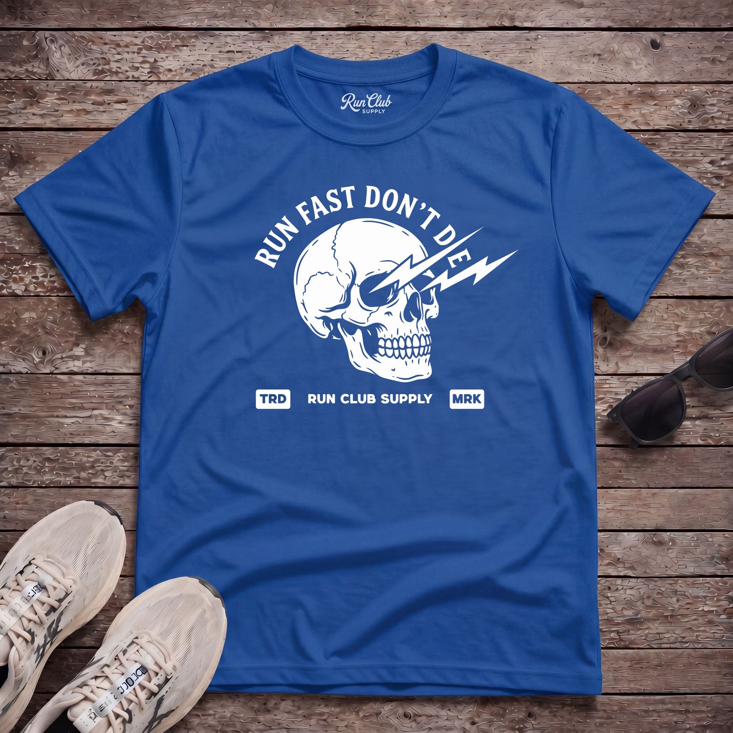 Run Fast Don't Die Tech Tee