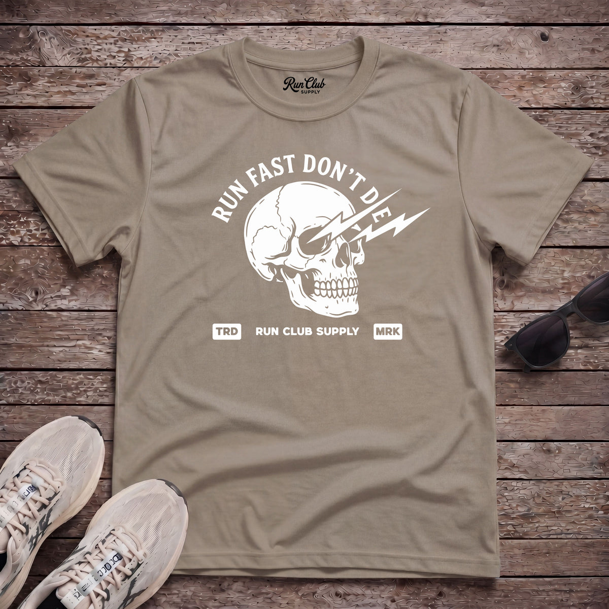 Run Fast Don't Die Tech Tee