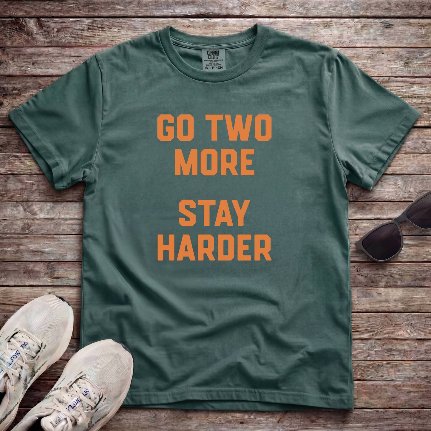 Go Two More. Stay Harder.