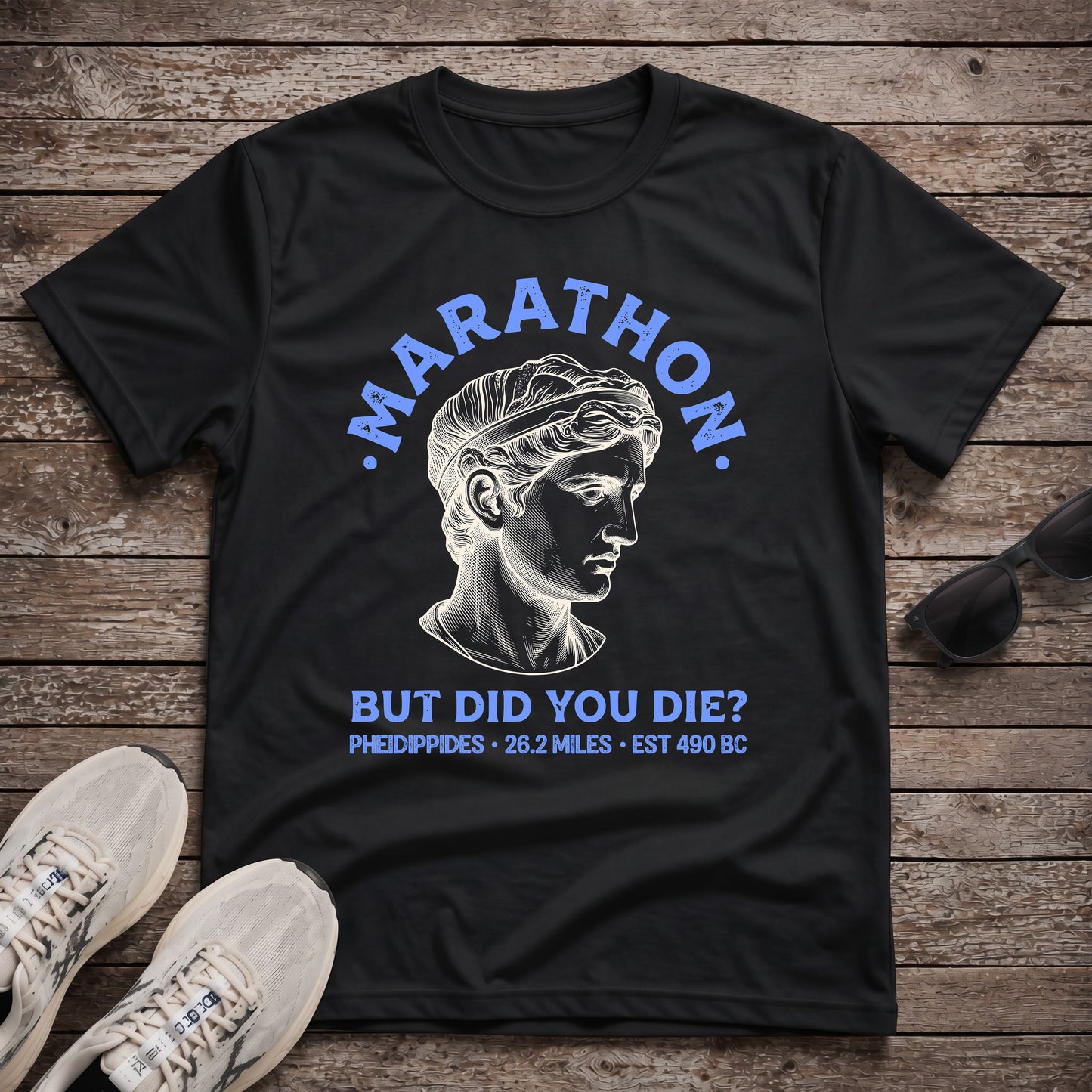 Marathon But Did You Die Tech Tee