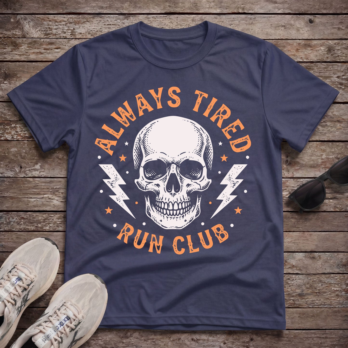 Always Tired Run Club Tech Tee