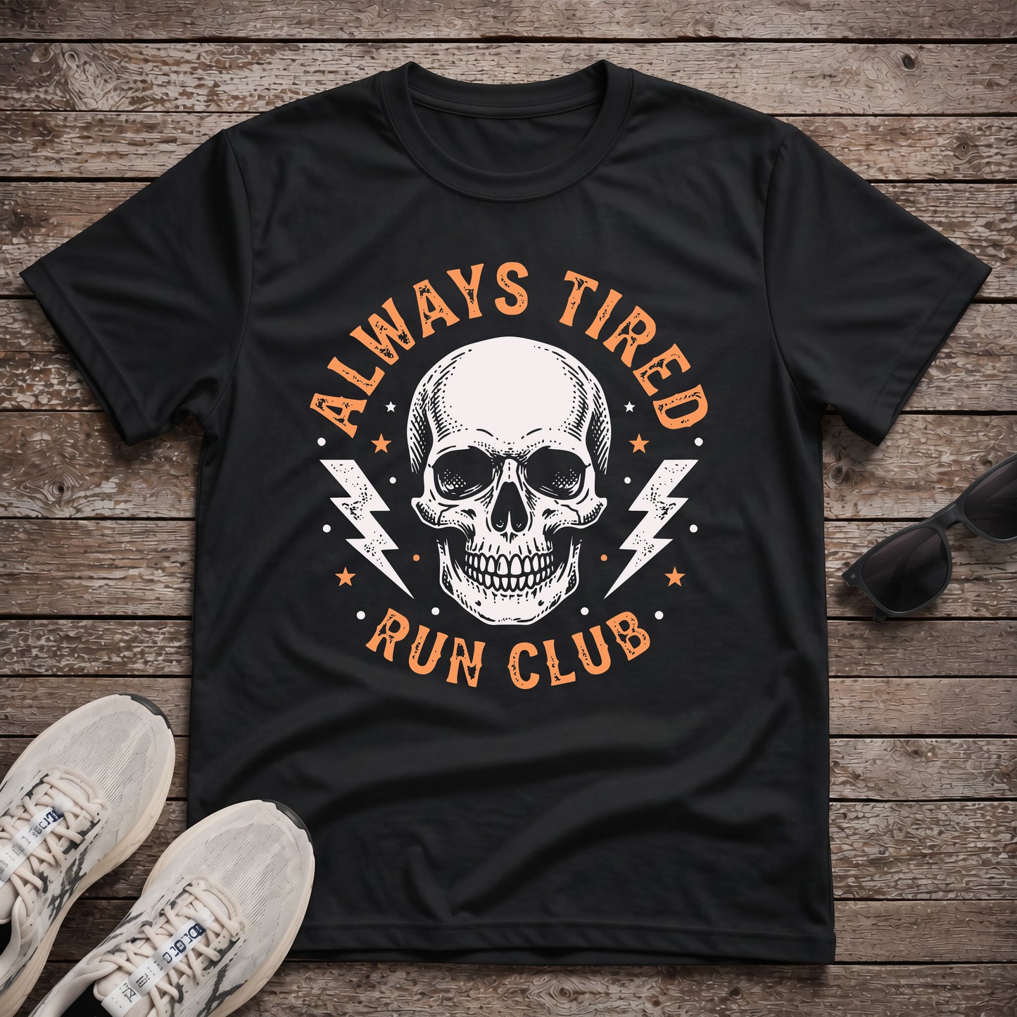 Always Tired Run Club Tech Tee