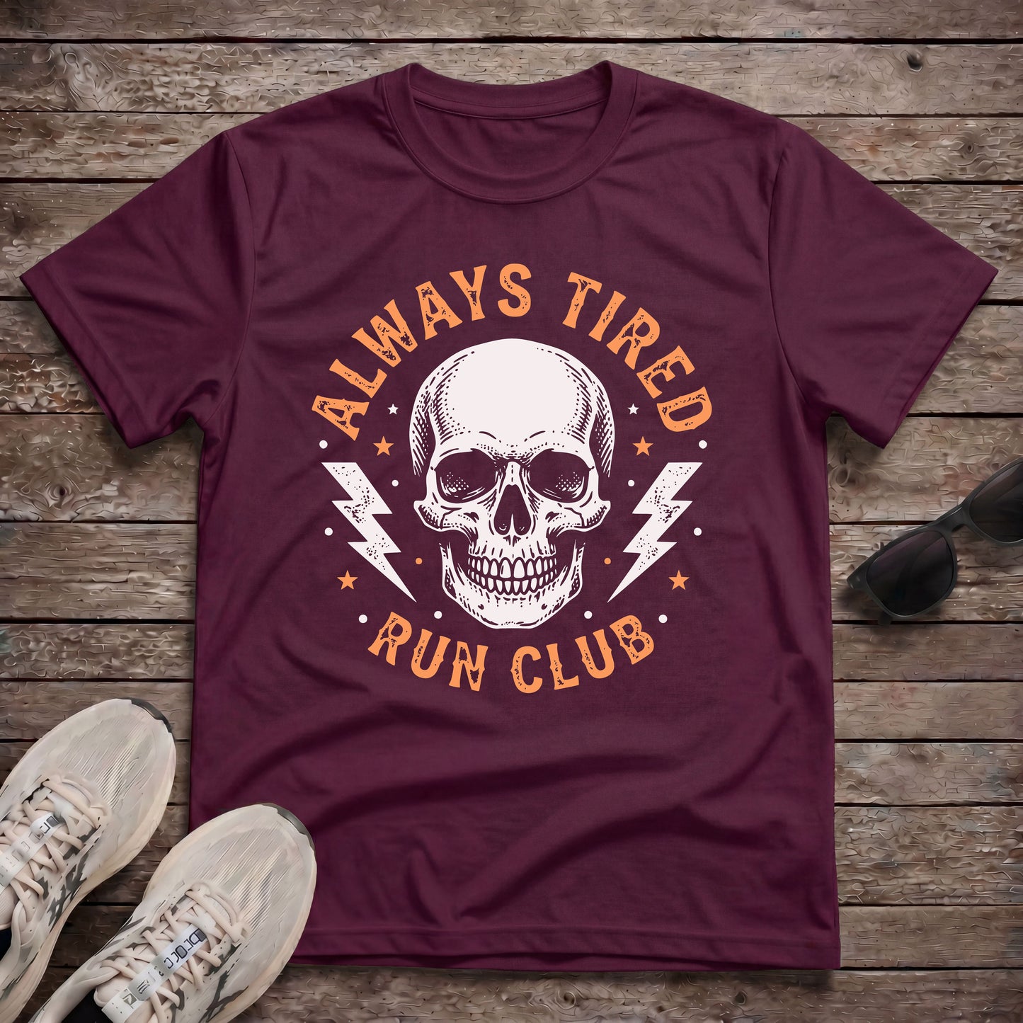 Always Tired Run Club Tech Tee