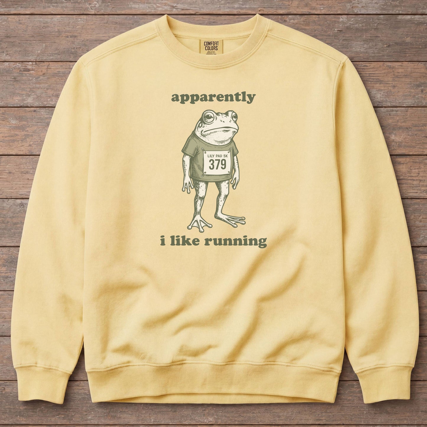 Apparently I Like Running Sweatshirt