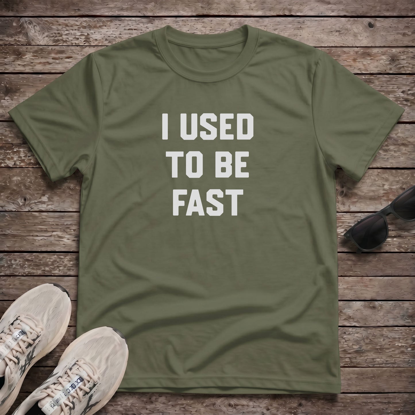 I Used To Be Fast Tech Tee