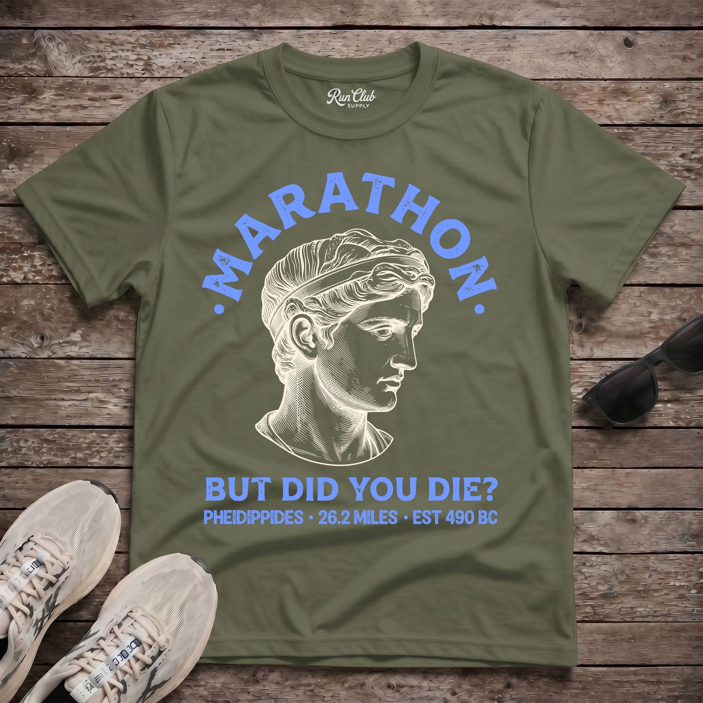 Marathon But Did You Die Tech Tee