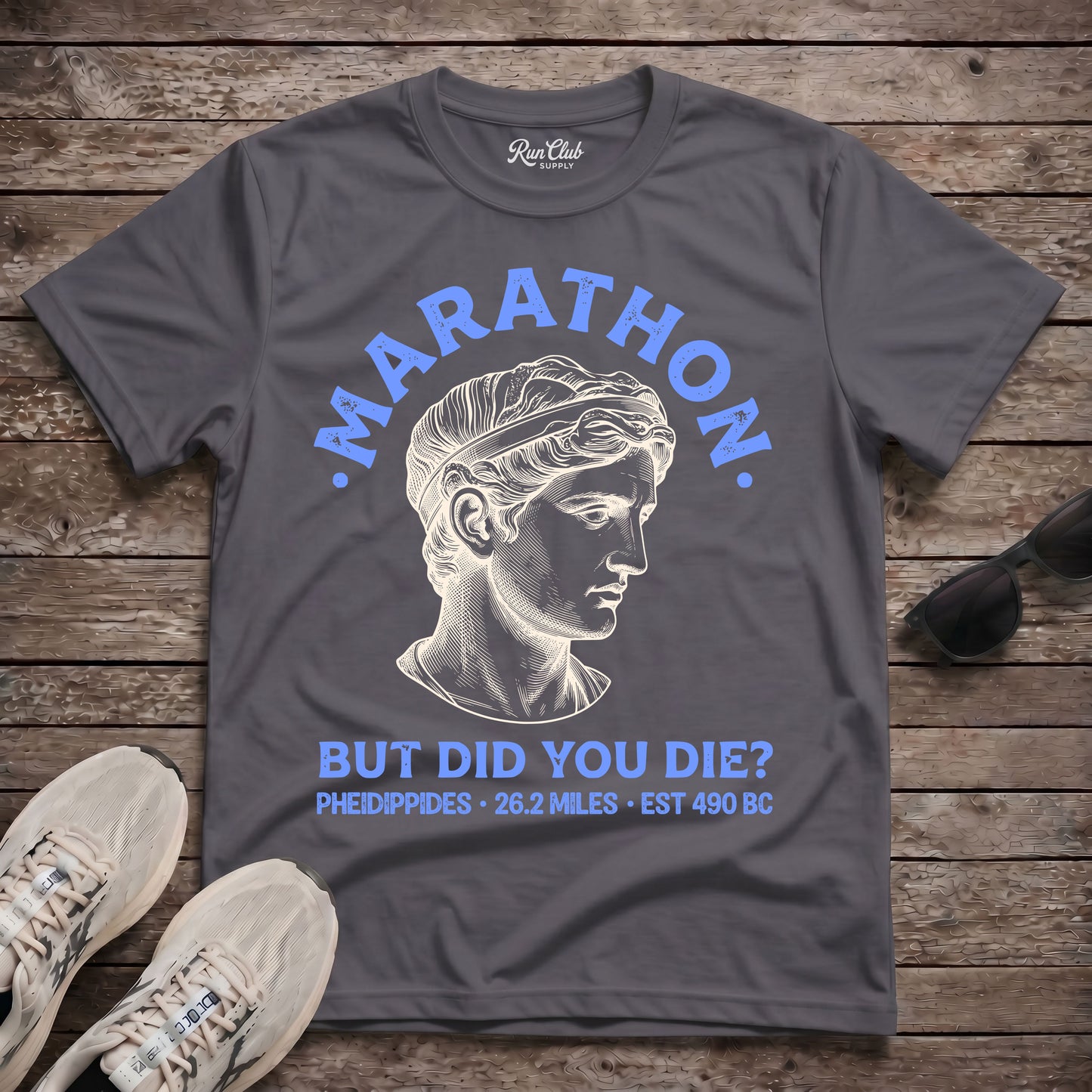 Marathon But Did You Die Tech Tee