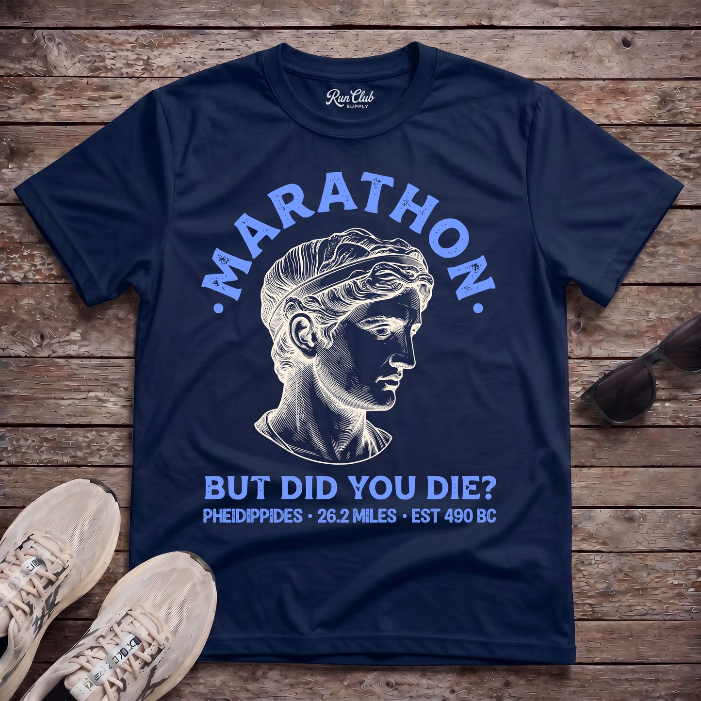 Marathon But Did You Die Tech Tee