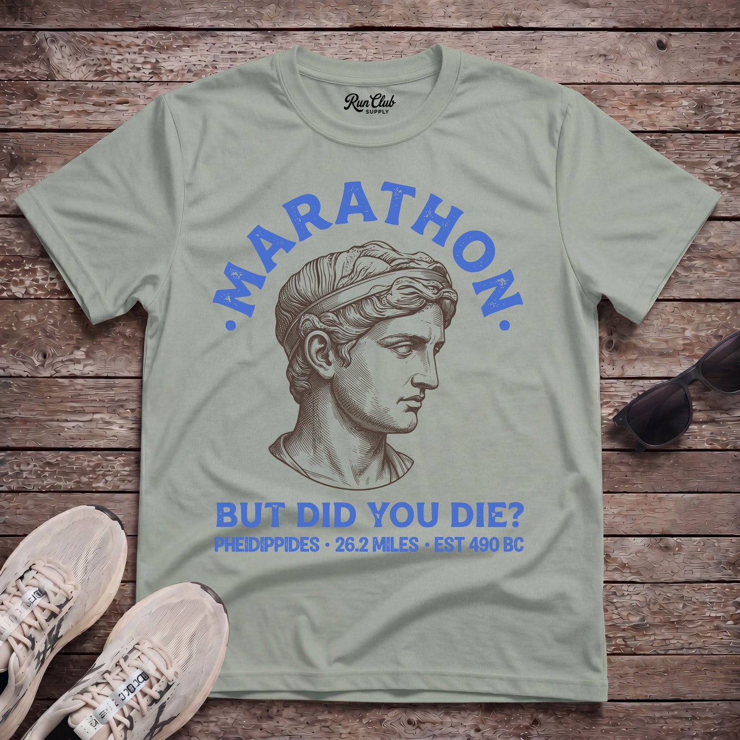Marathon But Did You Die Tech Tee