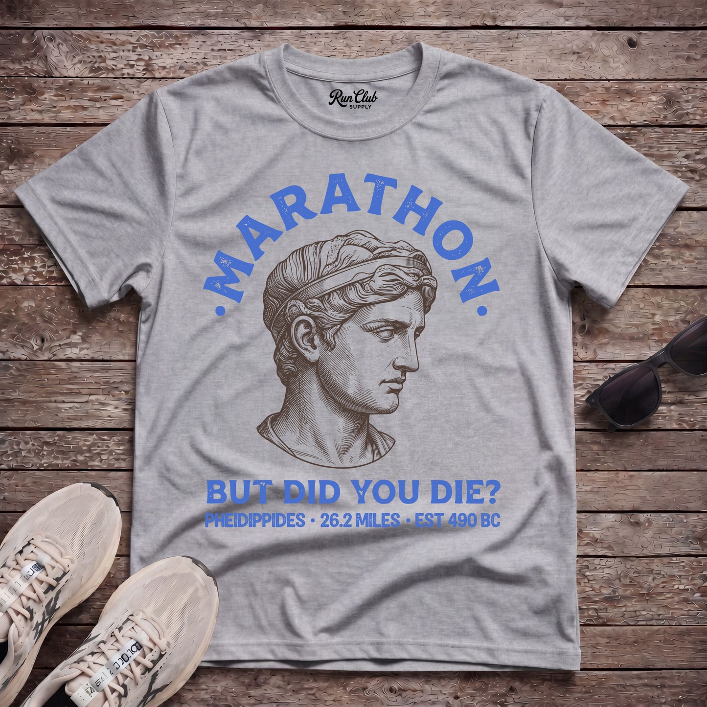 Marathon But Did You Die Tech Tee