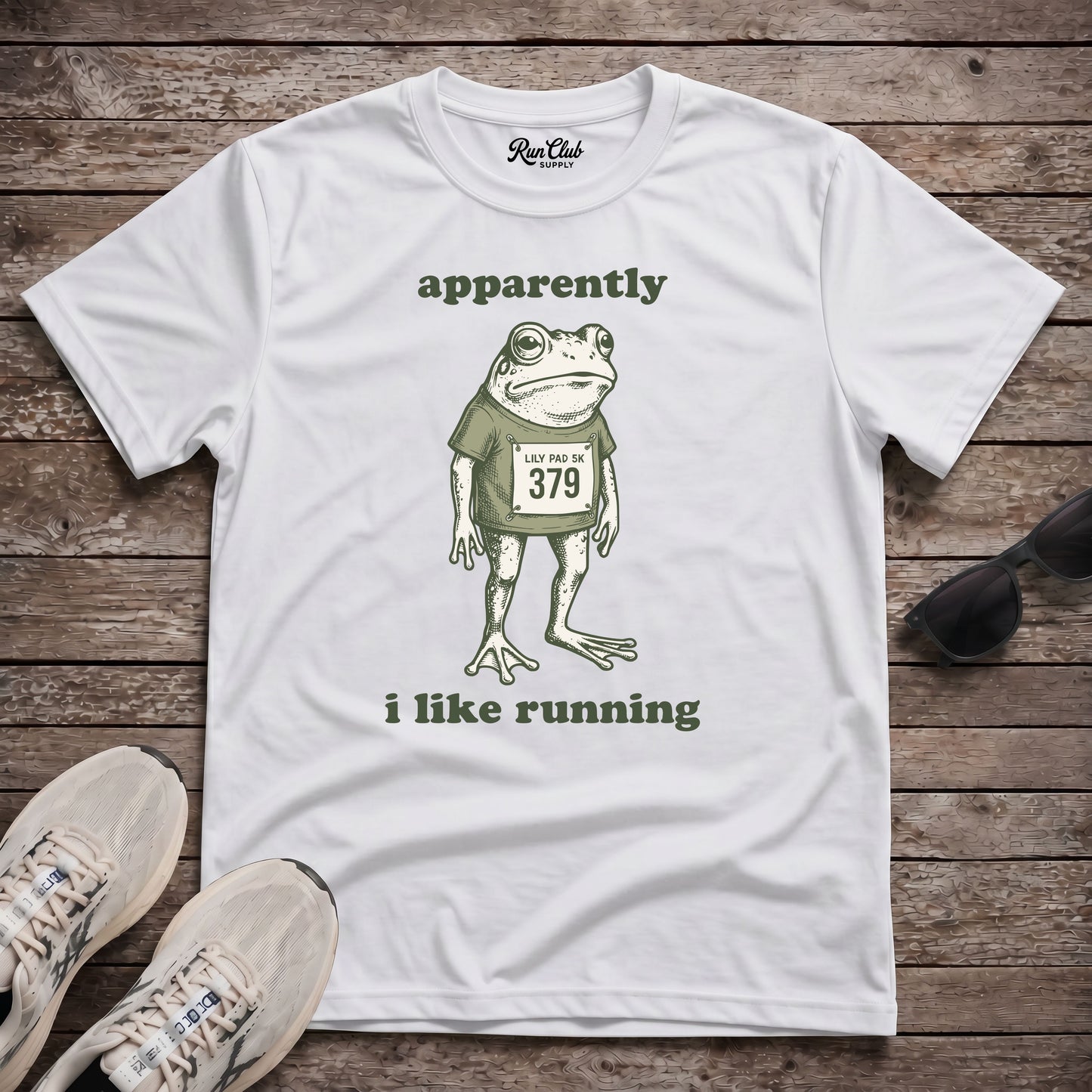 Apparently I Like Running Tech Tee
