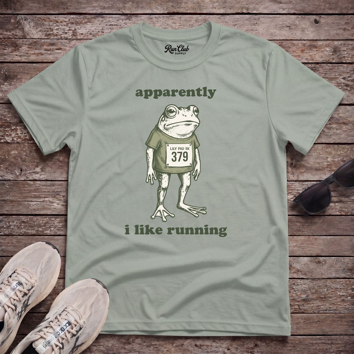 Apparently I Like Running Tech Tee