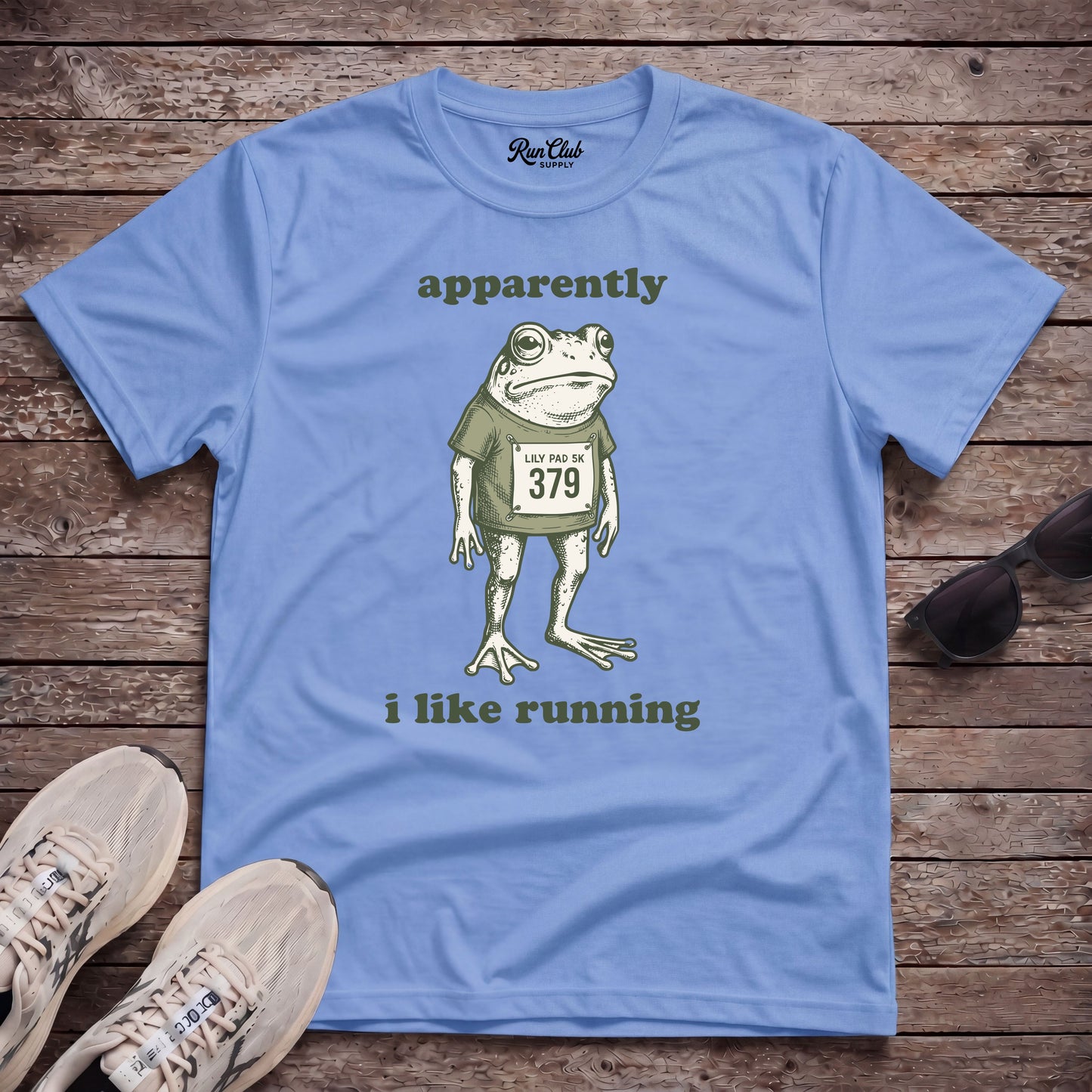 Apparently I Like Running Tech Tee