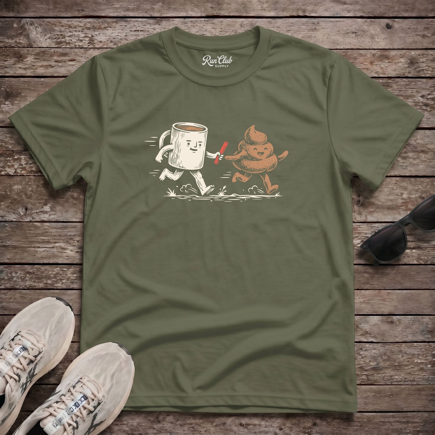 Coffee Relay Team Tech Tee