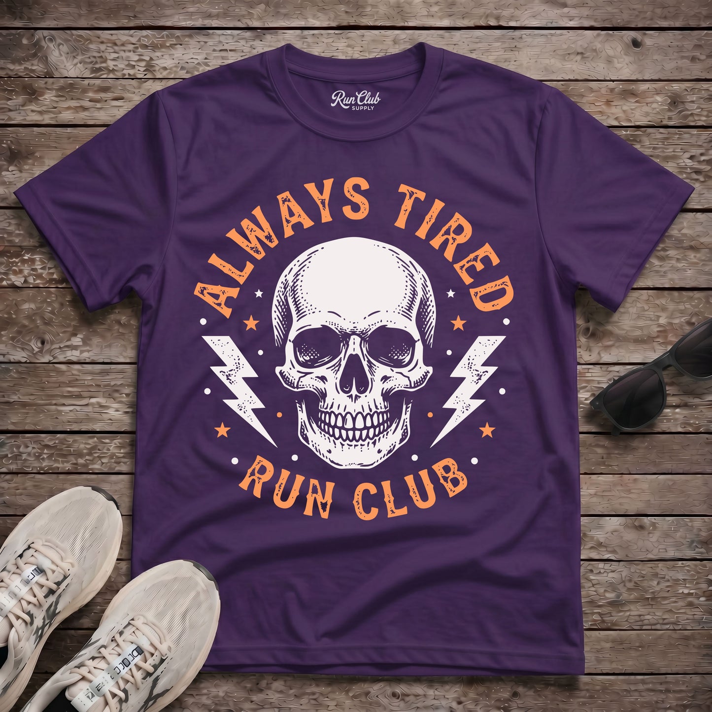 Always Tired Run Club Tech Tee