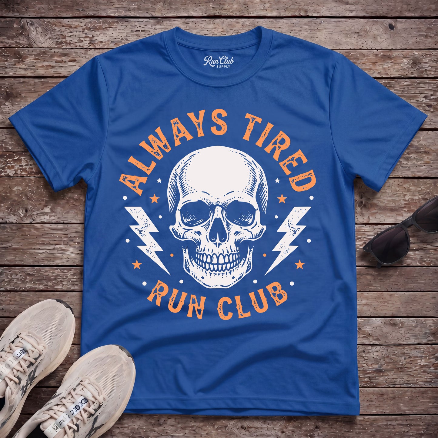 Always Tired Run Club Tech Tee