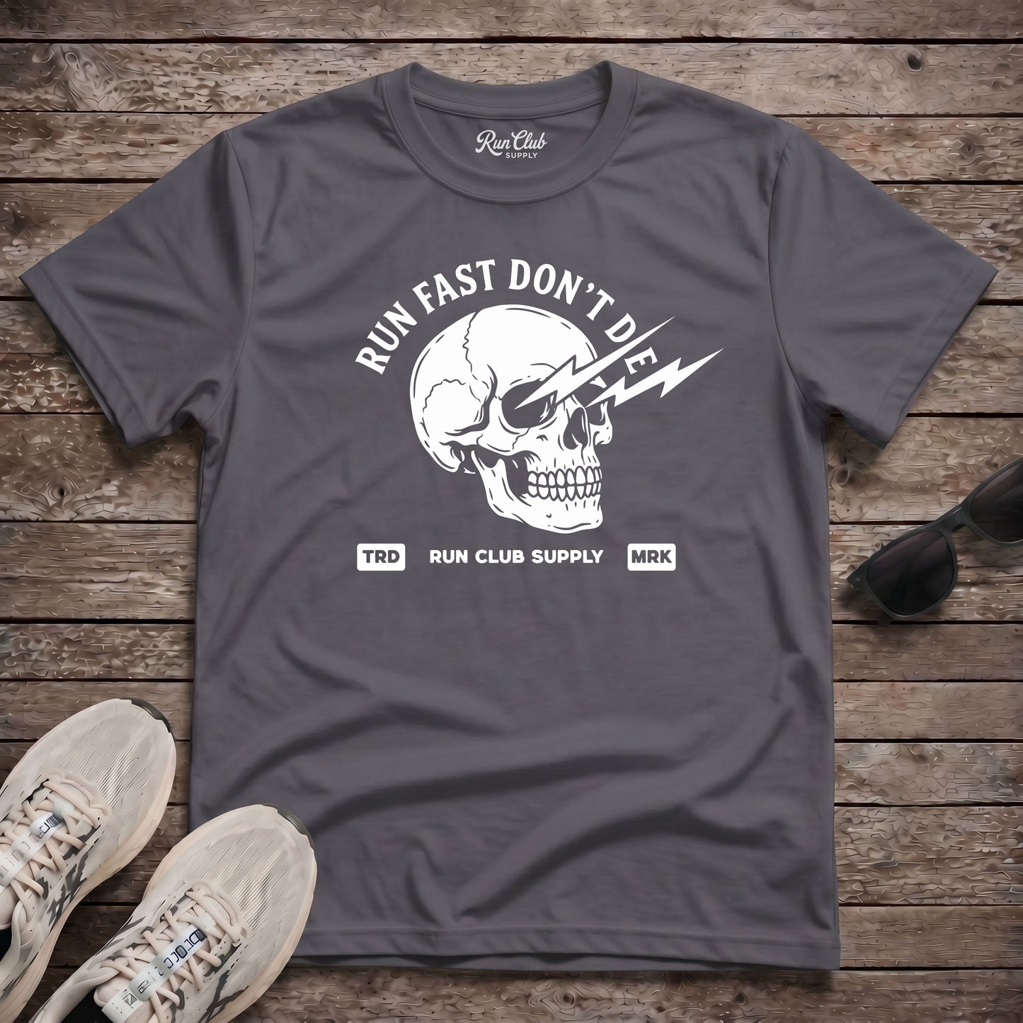 Run Fast Don't Die Tech Tee