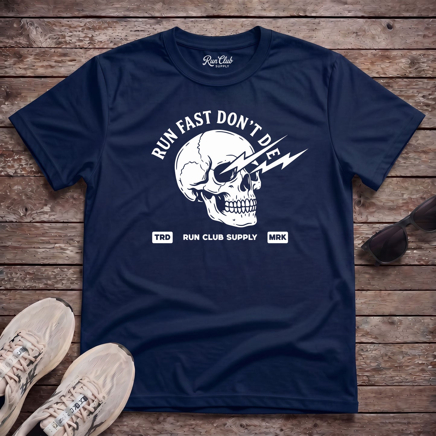 Run Fast Don't Die Tech Tee
