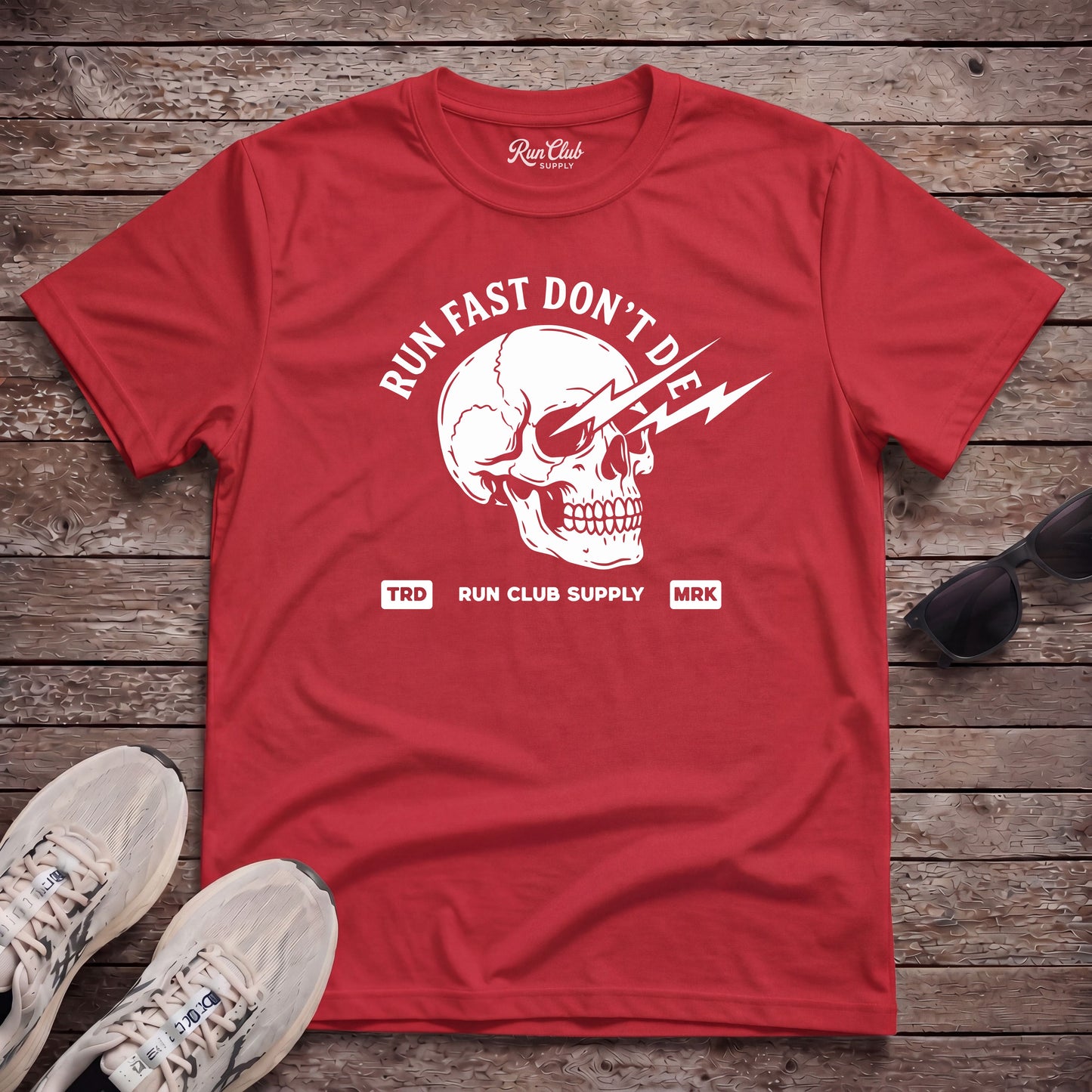 Run Fast Don't Die Tech Tee