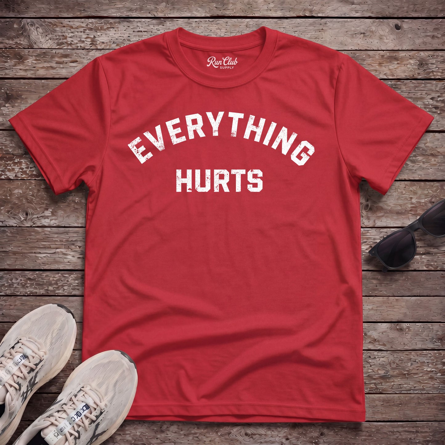 Everything Hurts Tech Tee