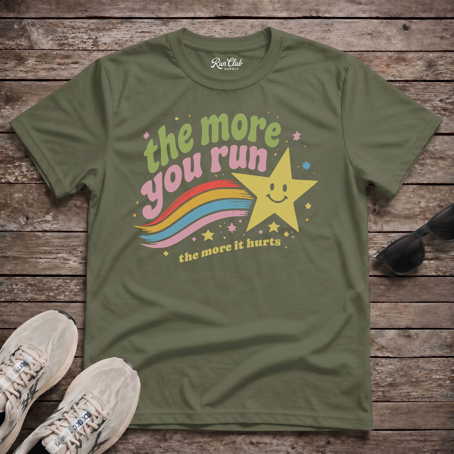 The More You Run Tech Tee