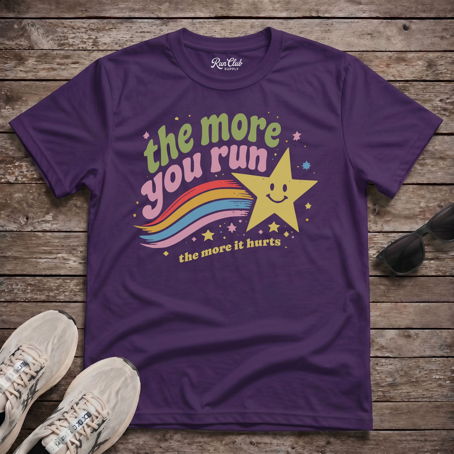 The More You Run Tech Tee