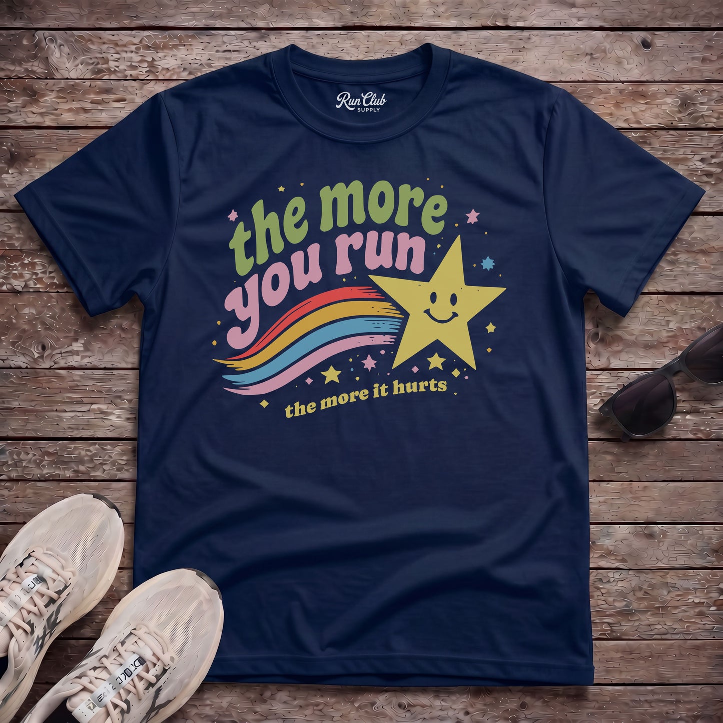 The More You Run Tech Tee