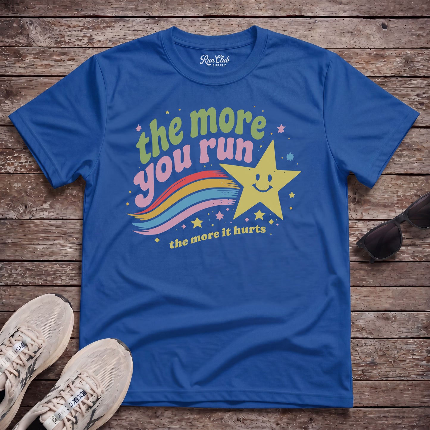 The More You Run Tech Tee