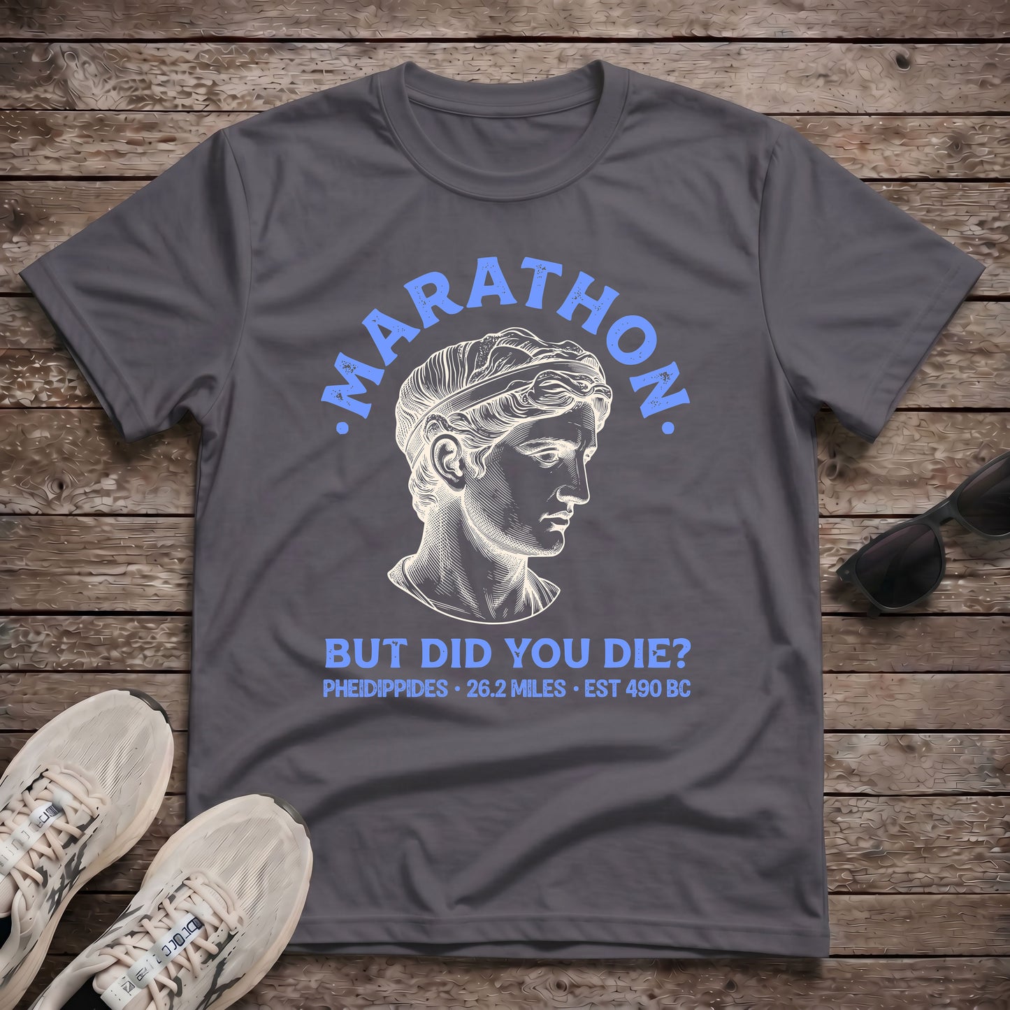 Marathon But Did You Die Tech Tee