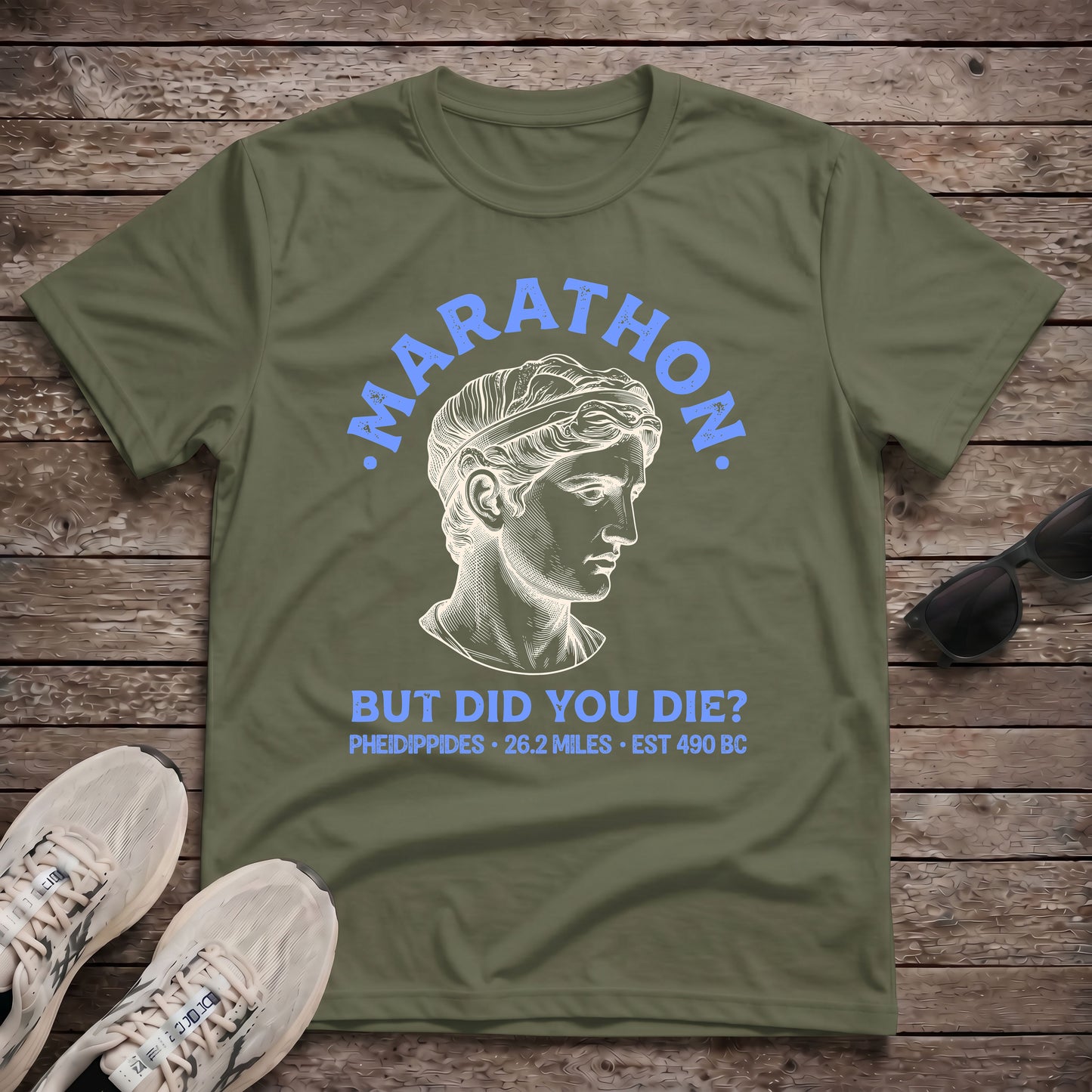 Marathon But Did You Die Tech Tee