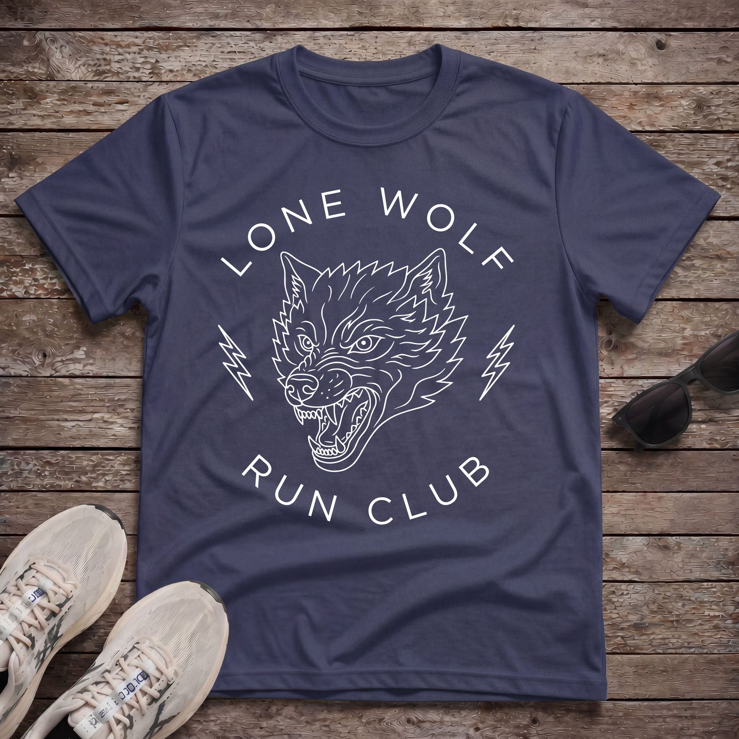 Lone Wolf Run Club Tech Tee