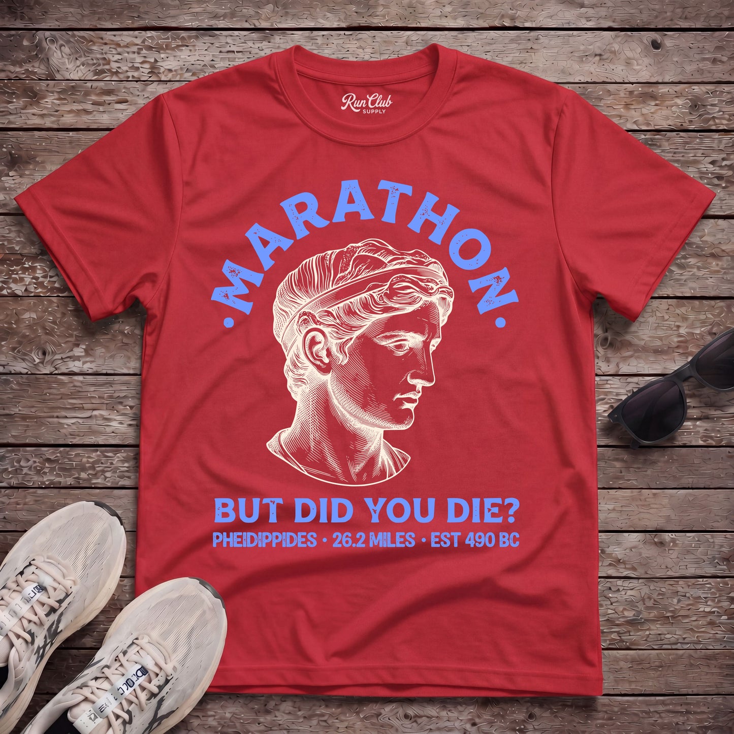 Marathon But Did You Die Tech Tee