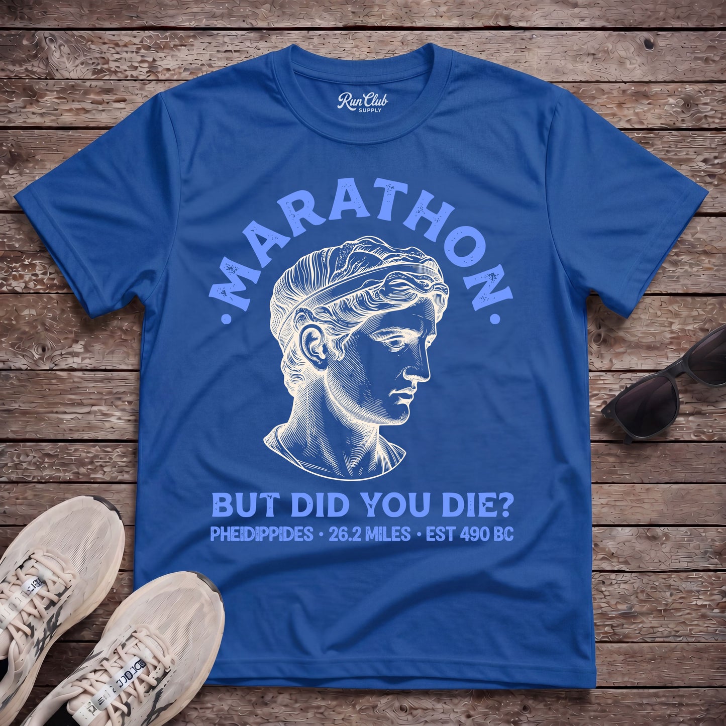 Marathon But Did You Die Tech Tee