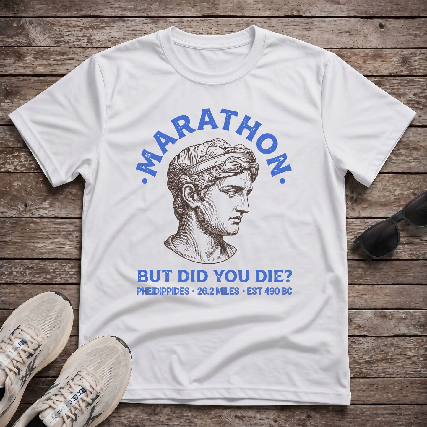Marathon But Did You Die Tech Tee